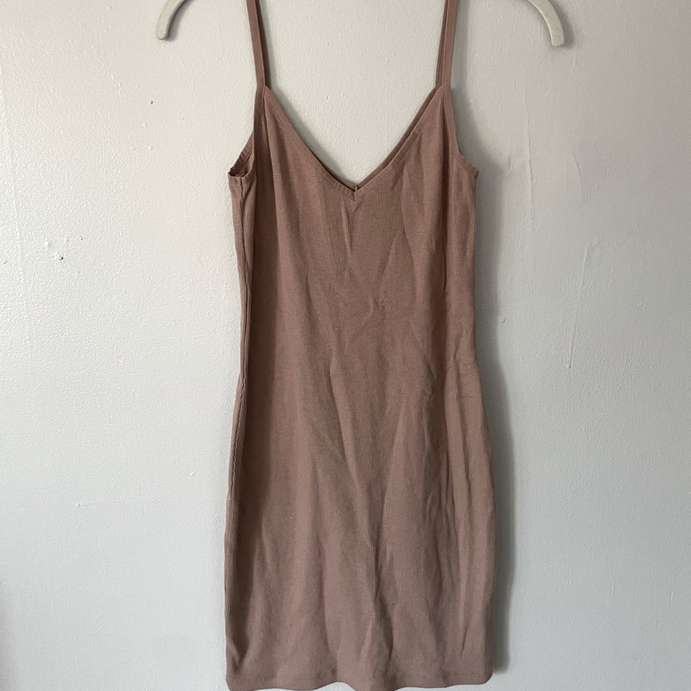 Ribbed Mini Tank Dress